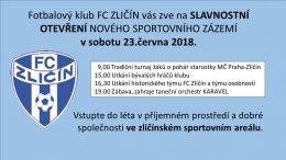 Již v sobotu sportovně – zábavný den v areálu FC Zličín